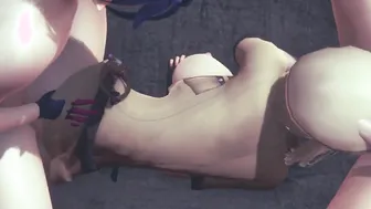 Cartoon Uncensored - Policewoman getting nailed and blows dick into street 3 way