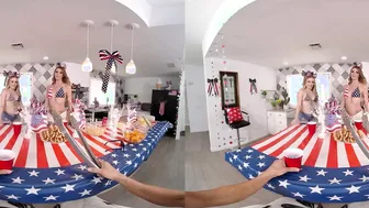VRHUSH Crazy Sexy BBQ with Anna Claire Clouds and Leah Winters
