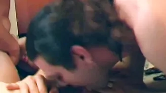 2 young men find a lusty cougar
