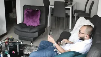 My wifeys best friend discovers me masturbating for her but