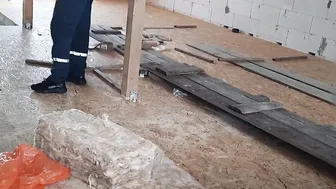 fiance pays with sex with a builder