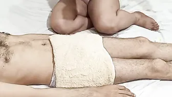Treatment of body with Beauty strokes by sara rubbing her