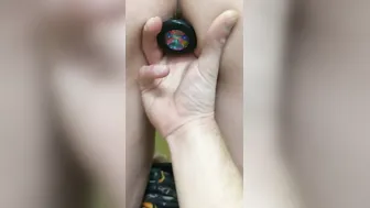 Exhibitionist Fiance Tries Out New Ass Plug inside Front of Stranger
