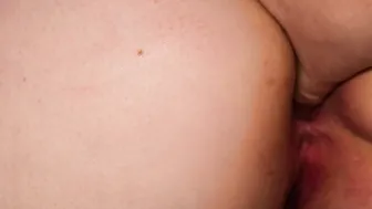 Close up first time anal play
