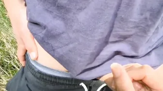 He was about to cum inside my vagina (doggy style) when a passerby CAUGHT us (DIALOGUES / OUTDOORS SEX)