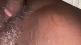 Creamy African Milf Jizzed