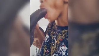 KishaSex adorable oral sex bbcs