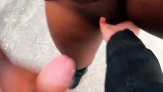Ella B fucks public and gotten a gigantic cummed on her mouth - point of view