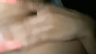 Mixed sluts loves to stick her finger fuck deep into her amazingly hot leaking cunt and satisfaction herself.