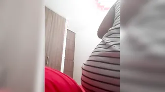 I record myself into bed with panties