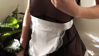 Slutty Maid Getting her Booty Filled with Cum - Anal Cummed Noratheo