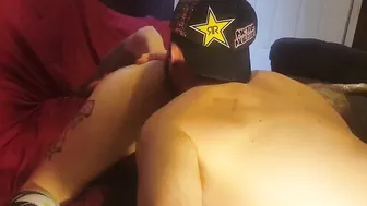 Anal fisting with baseball bat inside my booty