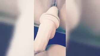 Banged herself into a soak vagina with a huge cock inside the frostbite. Private homemade amateur porn.