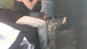 KYNew Sucks and Jacks Cum on Her Chest
