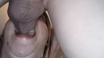 gagging deep throat