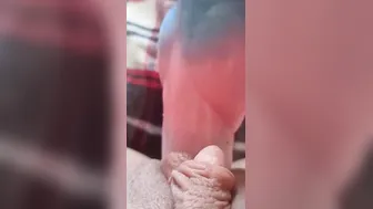 Cant stop fucking myself with this long dogg sex toy