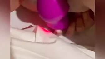 Lesbo having fun after huge squirt