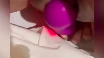 Lesbo having fun after huge squirt