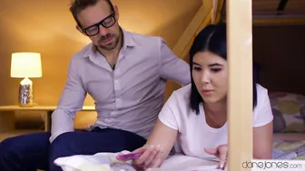 Lady dees professor helps her out with cock  math