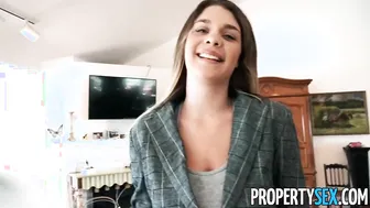 PropertySex hot Real Estate Agent With Long Melons Bangs Client