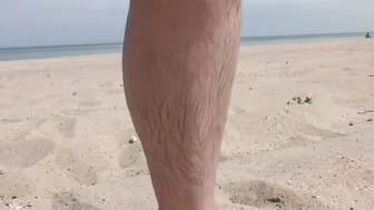 Unshaved old on the beach (part two)
