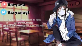 Tomboy offer you a Hand into Class... [gum Chewing] [lotion Sounds]