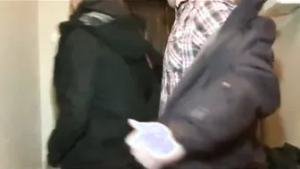 Adorable Amateur Women Enjoying Gang Bang into Front of Shy Bf