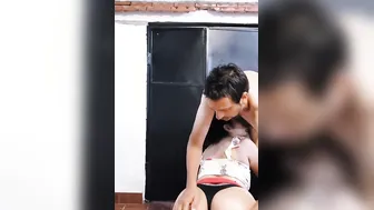 Me cogi a mi vecino en su patio