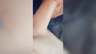 Sucking Off his gigantic penis