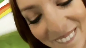 Super Sexy Cutie moans as a big pole penetrates her adorable