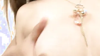 Japanese teenie getting unshaved pussy cum filled