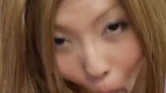 Japanese teenie getting unshaved pussy cum filled