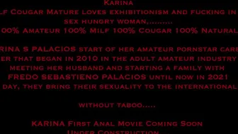 Cum in several times on KARINA MILF older blonde 47 year best jizzed best cum inbest