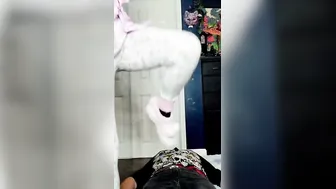 Late Night Kawaii PJ Female Domination Slipper Trample and Face Sitting Face Sitting Toes Sub Training