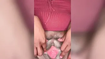 African spreads her perfect pink vagina
