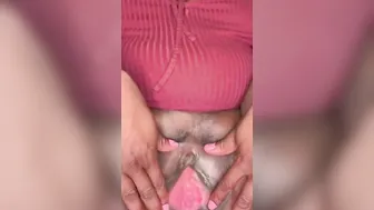 African spreads her perfect pink vagina