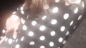 Having fun into the toilet of the nightclub