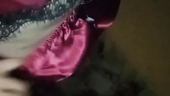 young guy fucks with studded nozzle on penis making cummed