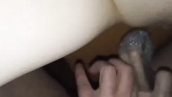 young guy fucks with studded nozzle on penis making cummed