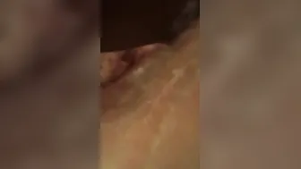 Pussy/toy play noisy orgasm