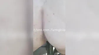 LUSTY FARMGIRL FUCKS TRACTOR JOYSTICK