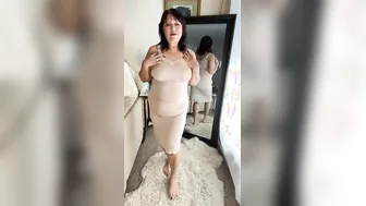 Masturbating old unshaved cunt into underwear to soak  filthy