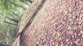 Older dark haired german Old Lady pick up for a POV