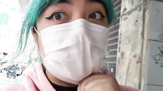 Anal training 9; De paseo con un plug por Córdoba Capital 