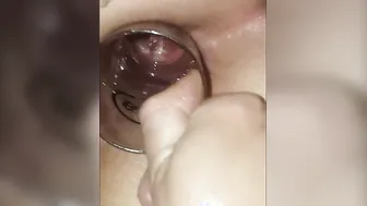 glass into booty