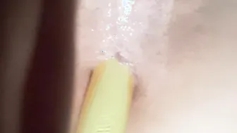 OPENING UP MY BUTTHOLE FOR YOU #2 W/ duster handle being into my butthole