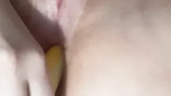 OPENING UP MY BUTTHOLE FOR YOU #2 W/ duster handle being into my butthole