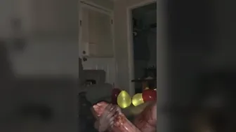 SugaryDiosa got Chocolate syrup Slurped off of her toes and Butt