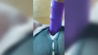 cougar Uses a Toy for the First Time