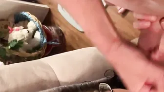Fucking her face and cum part three